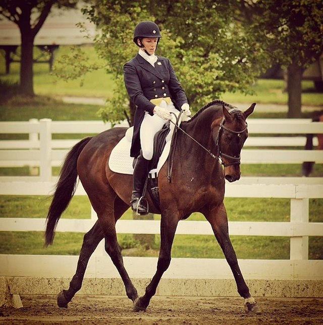 Allie Knowles and Sounder. (Instagram/AKEventing)