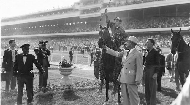1948 was the year of the great Citation, ridden by a jubilant Eddie Arcaro.